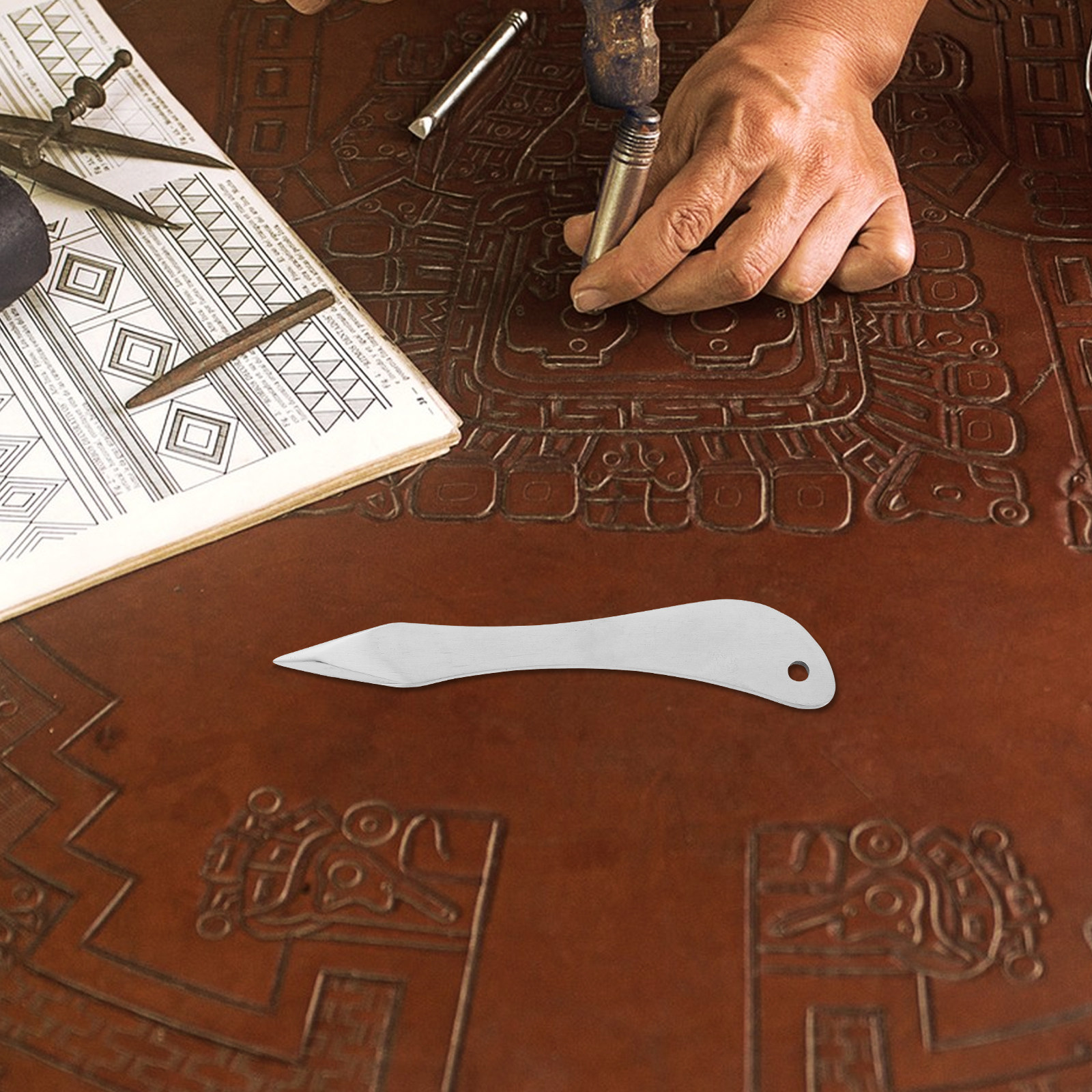 Leatherwork Edge Beveler - DIY Crafting Tool Ergonomic Precision Edge