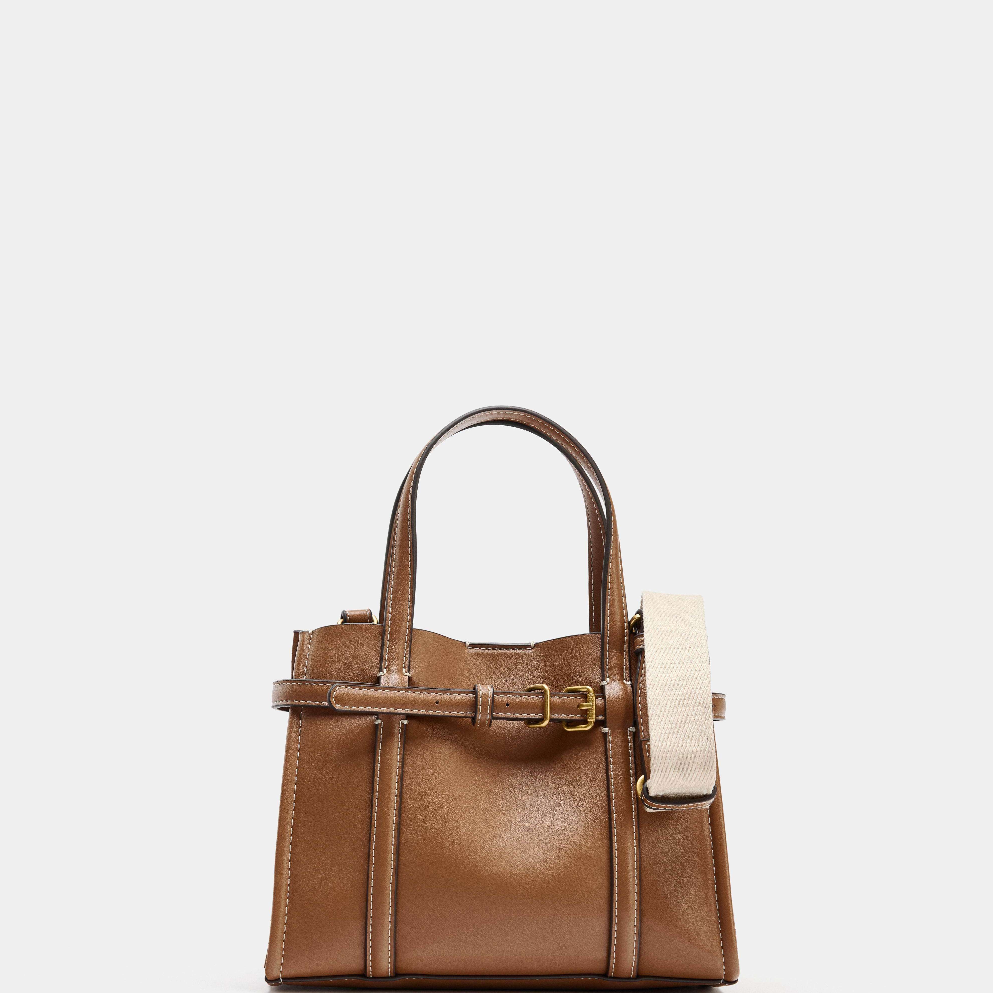 Leatherwork Essentials - Mini Commuter Brown Handbag Single Shoulder