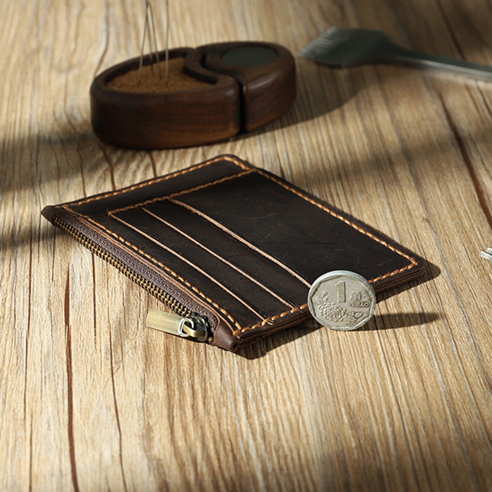 Zipper card bag coin purse  Le - Leathercraft Japan incelemesi ve fiyatı