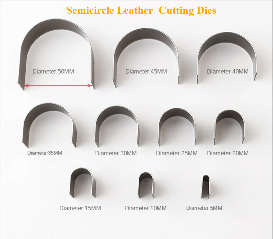 10Pcs/Set Semicircle Leather C - Leathercraft Japan incelemesi ve fiyatı