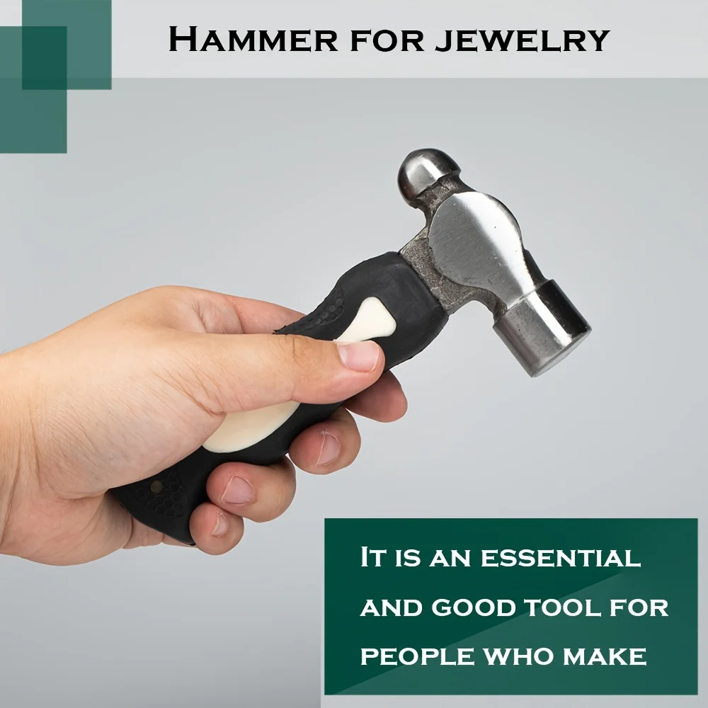 Black Steel Metal Stamping Ham - Leatherwork Hammer incelemesi ve fiyatı