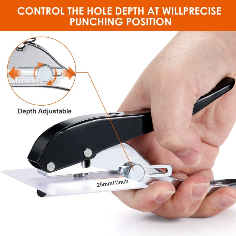 Single Hole Punch 3-10mm Round - Leather Punch Revolving incelemesi ve fiyatı