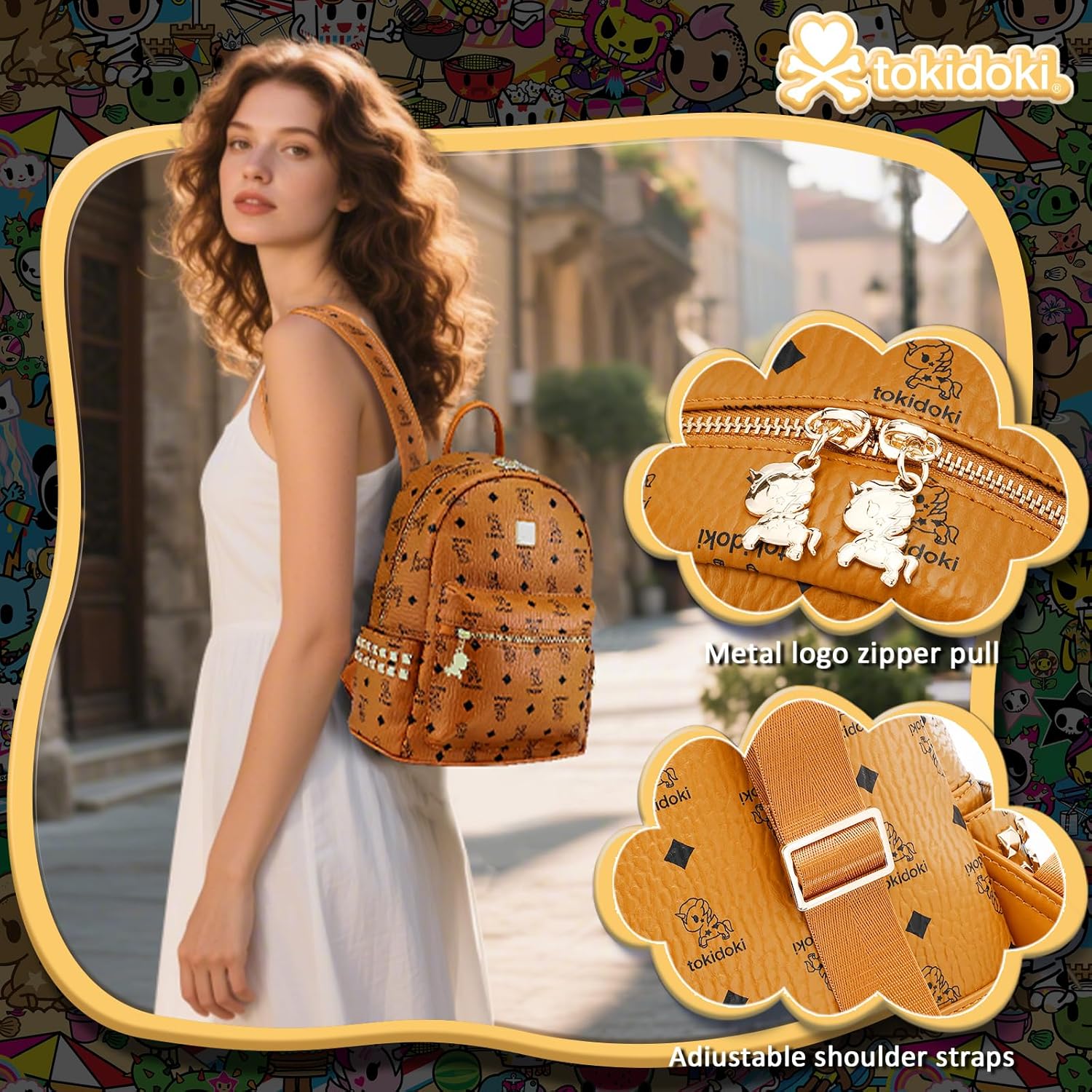Tokidoki PU Leather School Bag - Leather Work Duffle incelemesi ve fiyatı