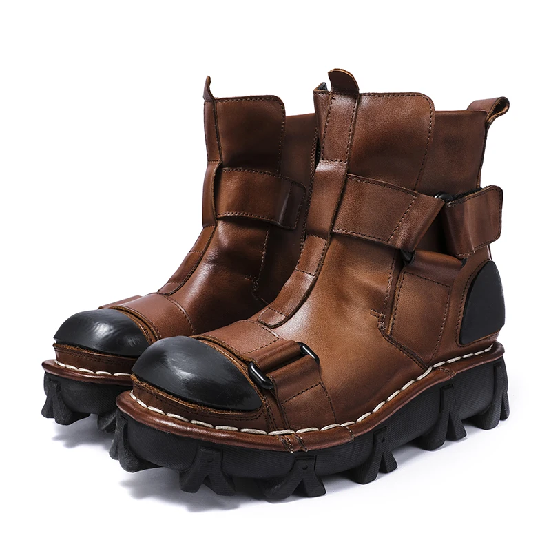 Men's Genuine Leather Motorcyc - Leather Work Western incelemesi ve fiyatı
