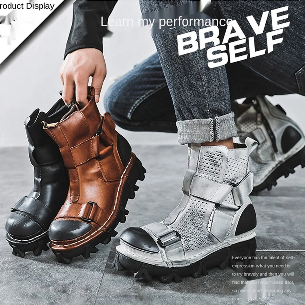 Men's Genuine Leather Motorcyc - Leather Work Western incelemesi ve fiyatı