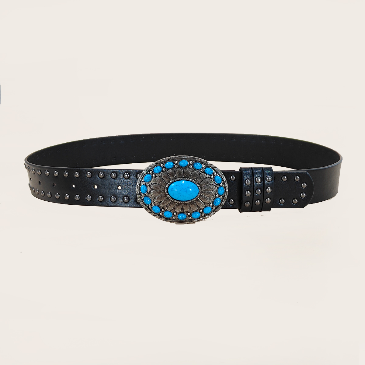 Men and women's casual Punk Ri - Leather Work Western incelemesi ve fiyatı