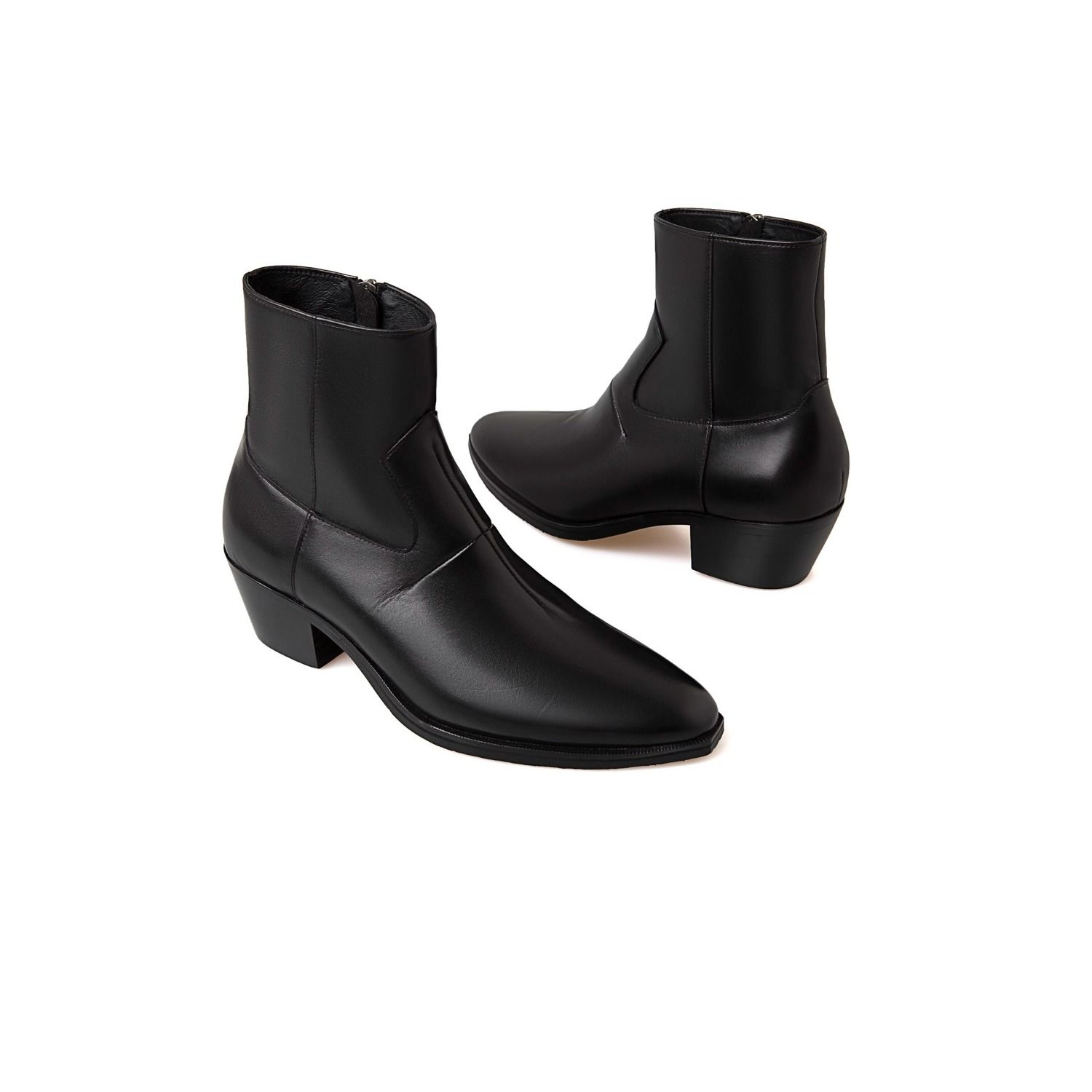 Trendy Western  Boots Thick Bo - Leather Work Western incelemesi ve fiyatı