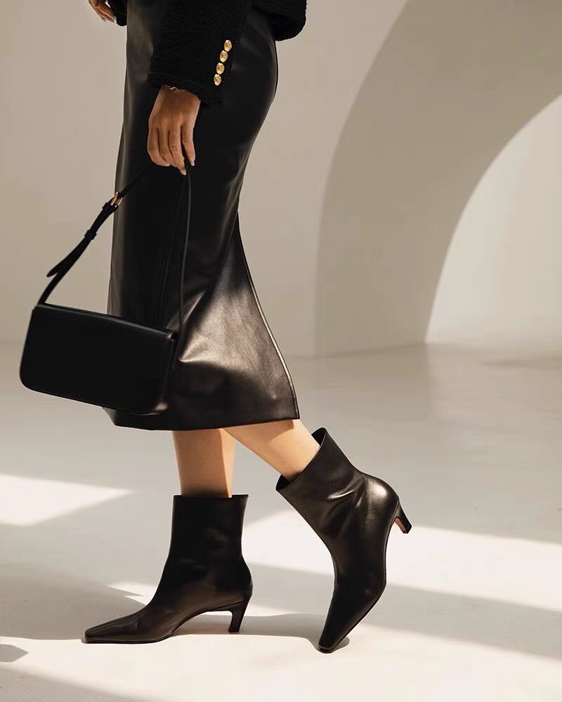 AIYKAZYSDL 2025 Square Toe Ank - Leather Work Western incelemesi ve fiyatı