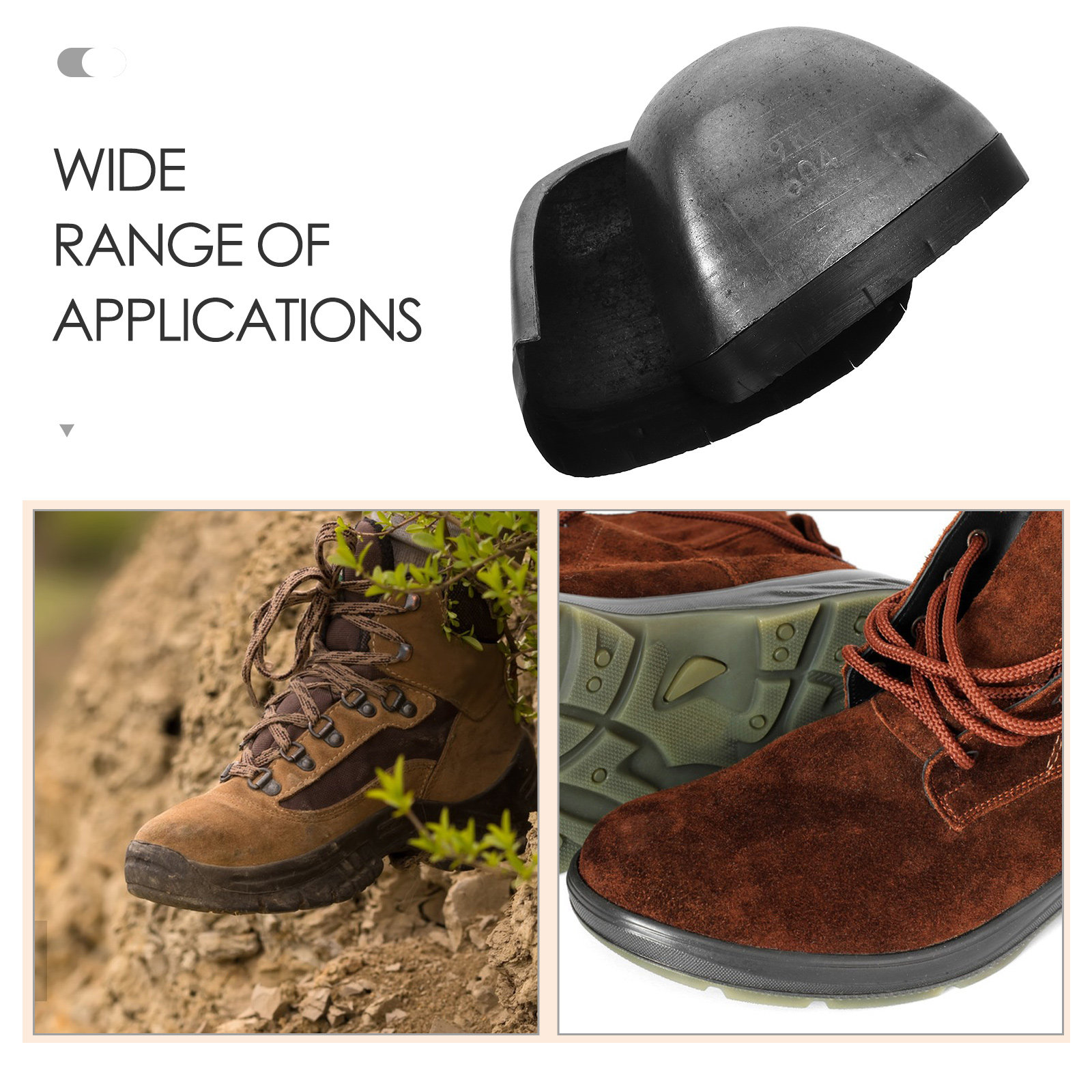 1Pair Iron Safety Toe Caps for - Leather Work Factory incelemesi ve fiyatı