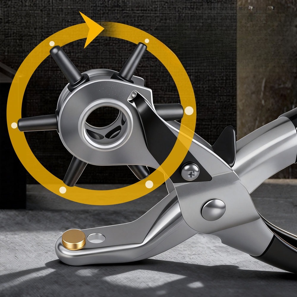 1pc-Belt Punch Pliers Leather  - Leather Punch Revolving incelemesi ve fiyatı
