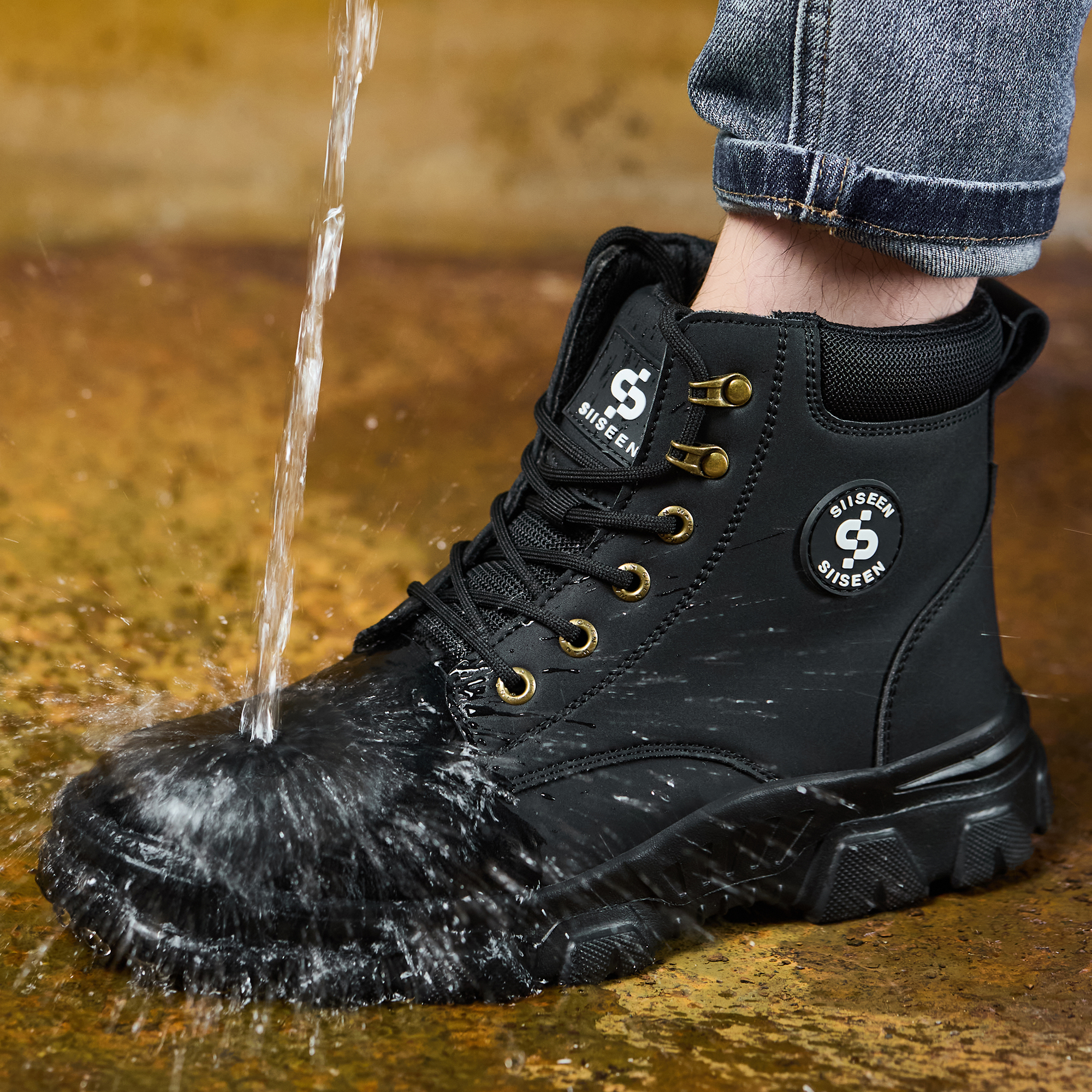 Men's Safety Shoes Anti-impact - Leather Work Factory incelemesi ve fiyatı