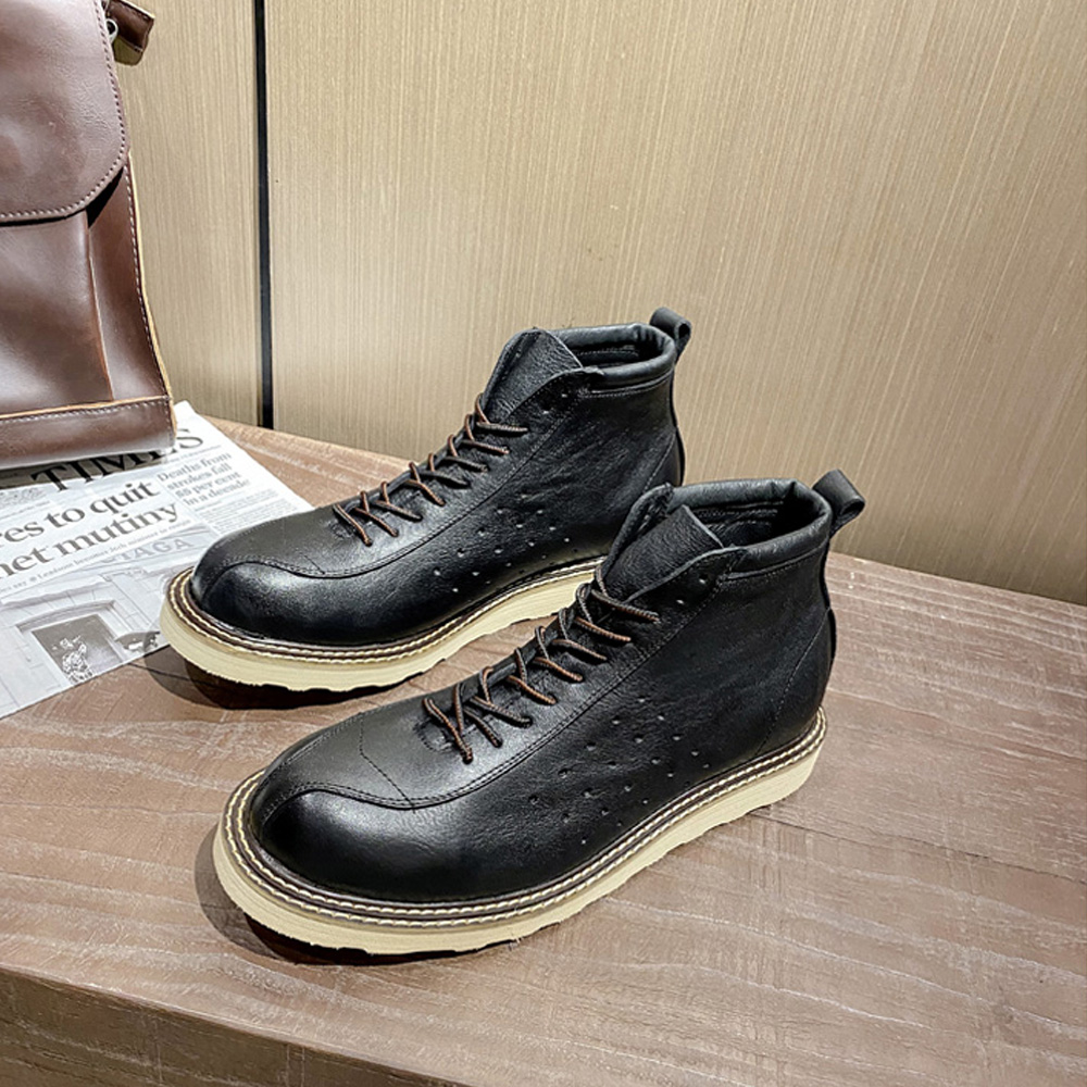 Men's Genuine Leather Hollow O - Leather Work Western incelemesi ve fiyatı