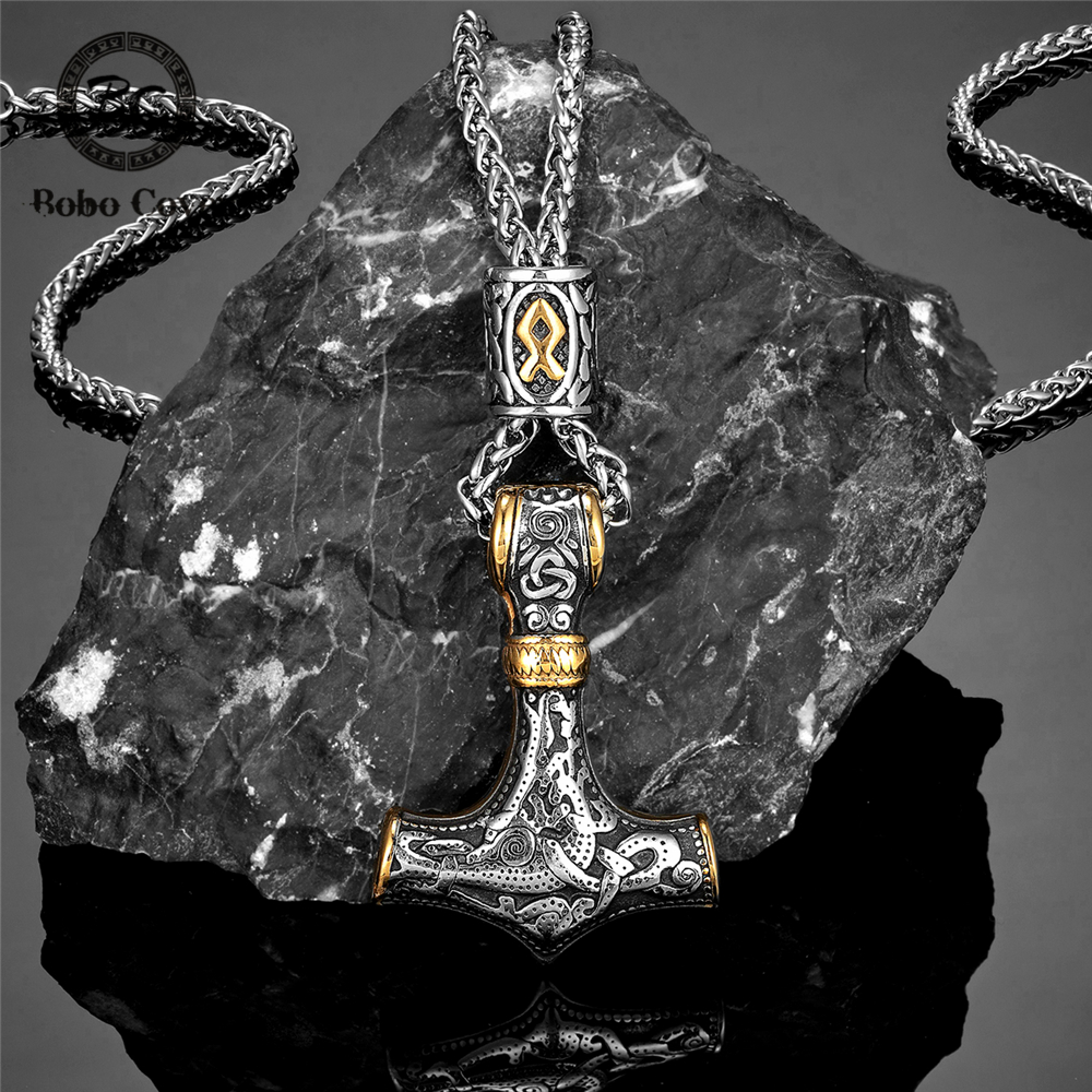 Gold Plated Norse Runes Beads  - Leatherwork Hammer incelemesi ve fiyatı