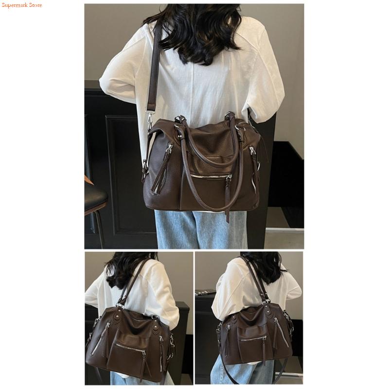 Q5WE Modern PU Leather Handbag - Leather Work Duffle incelemesi ve fiyatı