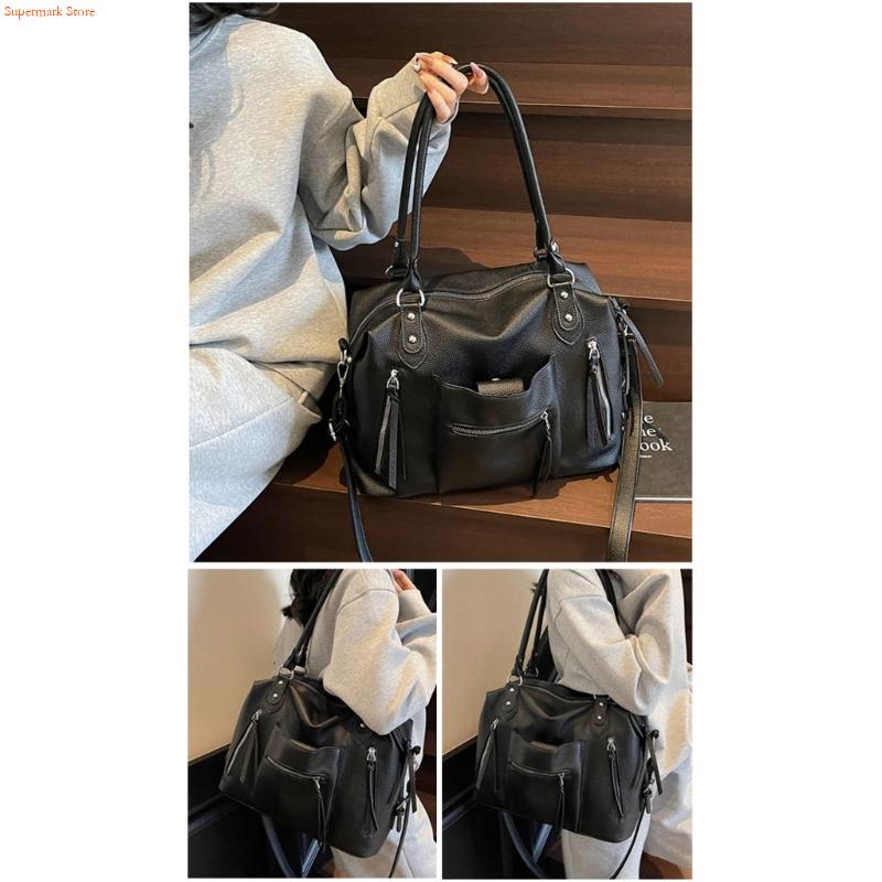 Q5WE Modern PU Leather Handbag - Leather Work Duffle incelemesi ve fiyatı