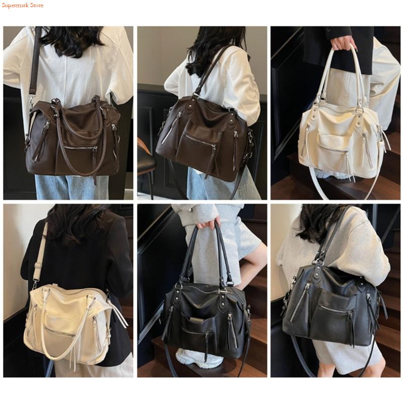 Q5WE Modern PU Leather Handbag - Leather Work Duffle incelemesi ve fiyatı
