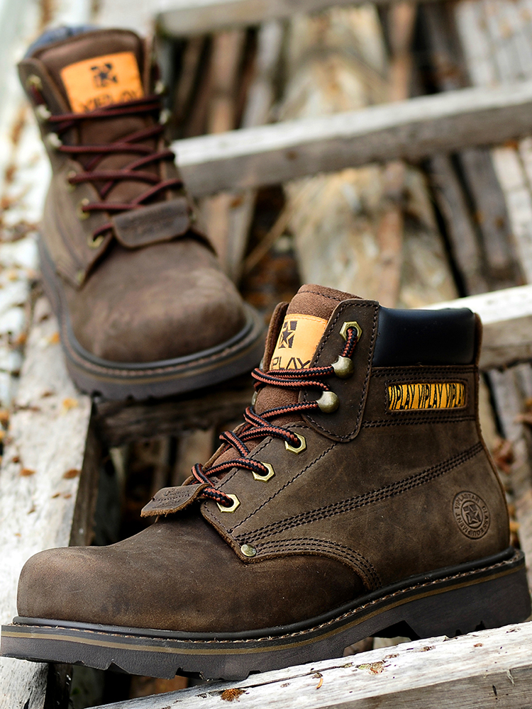 Men's Genuine Leather Boots  C - Leather Work Western incelemesi ve fiyatı