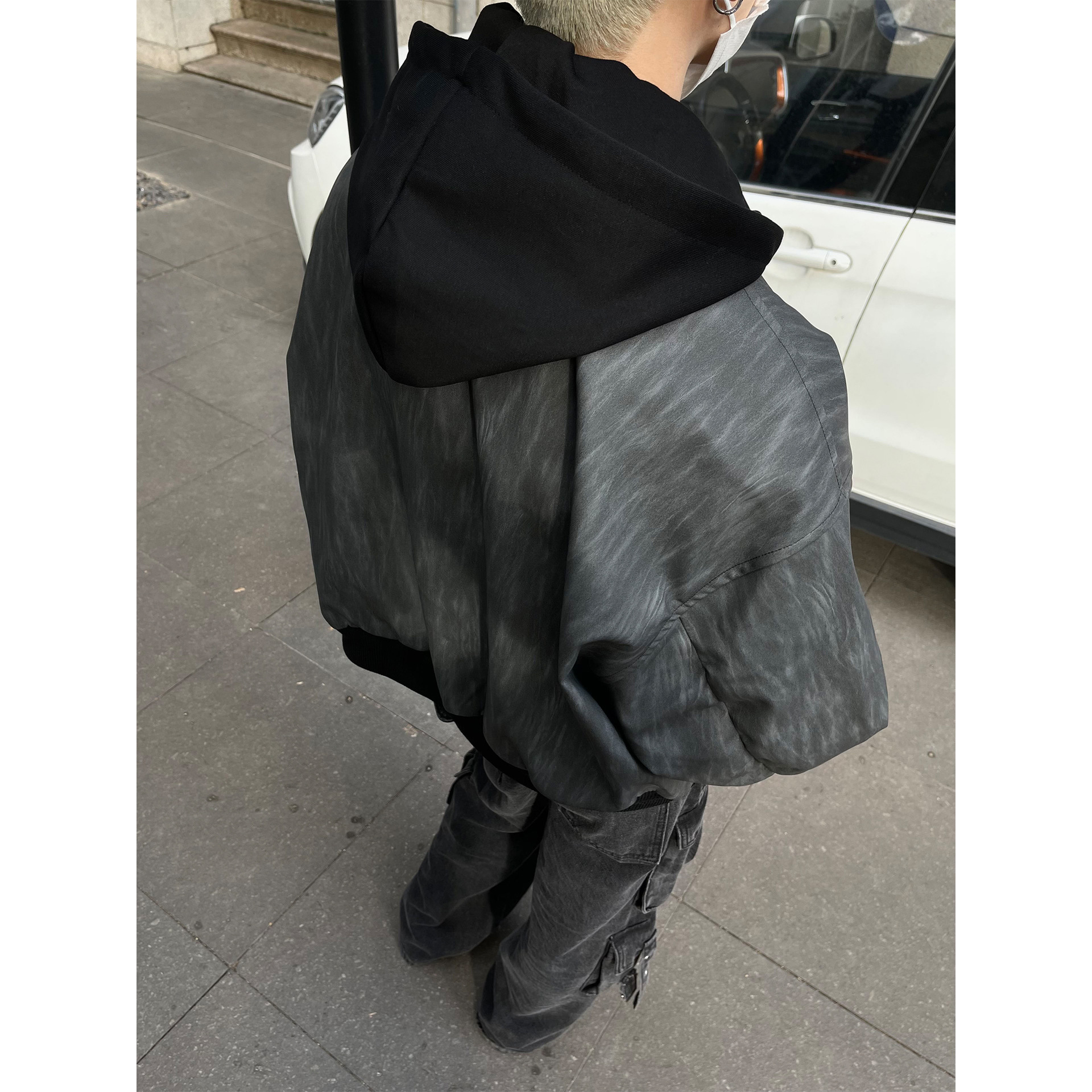 UMI MAO American Retro Work Ja - Leather Work Jacket With Hood incelemesi ve fiyatı