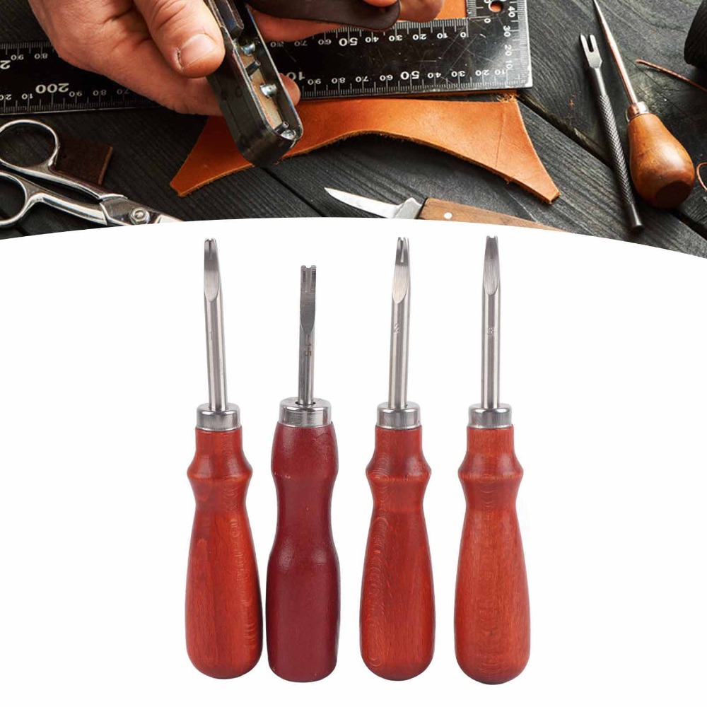 4 PCS Keen Edge Leather Edge B - Leatherwork Edge Beveler incelemesi ve fiyatı
