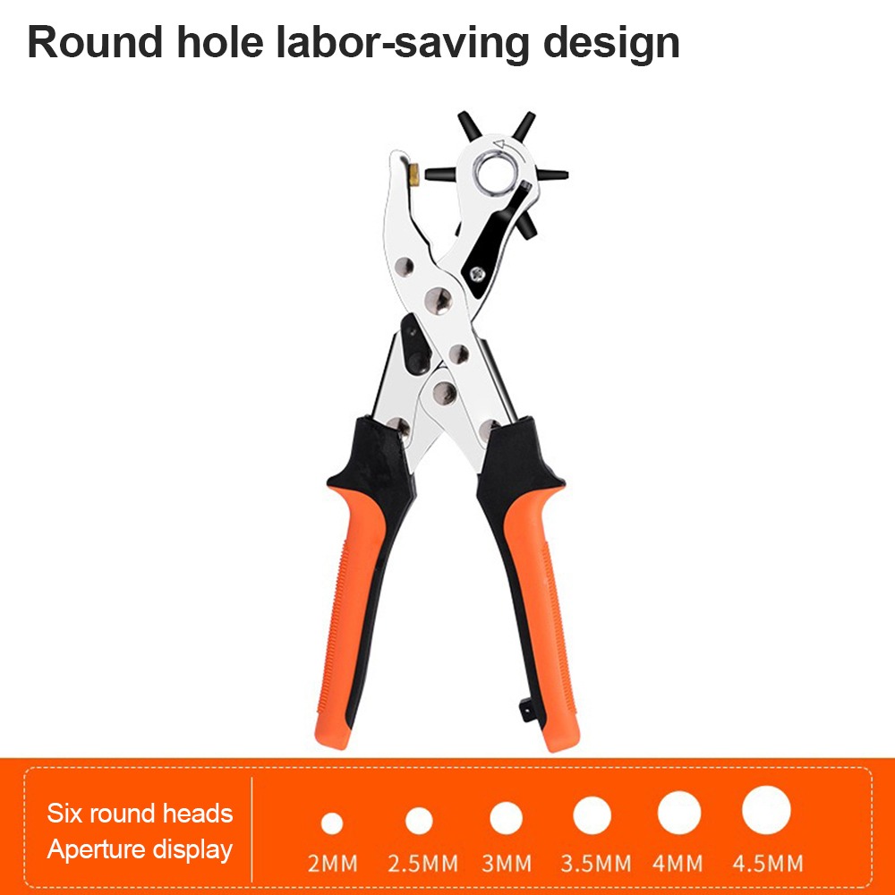 Portable Metal Leather Hole Pu - Leather Punch Revolving incelemesi ve fiyatı