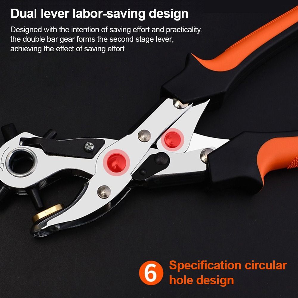 Portable Metal Leather Hole Pu - Leather Punch Revolving incelemesi ve fiyatı