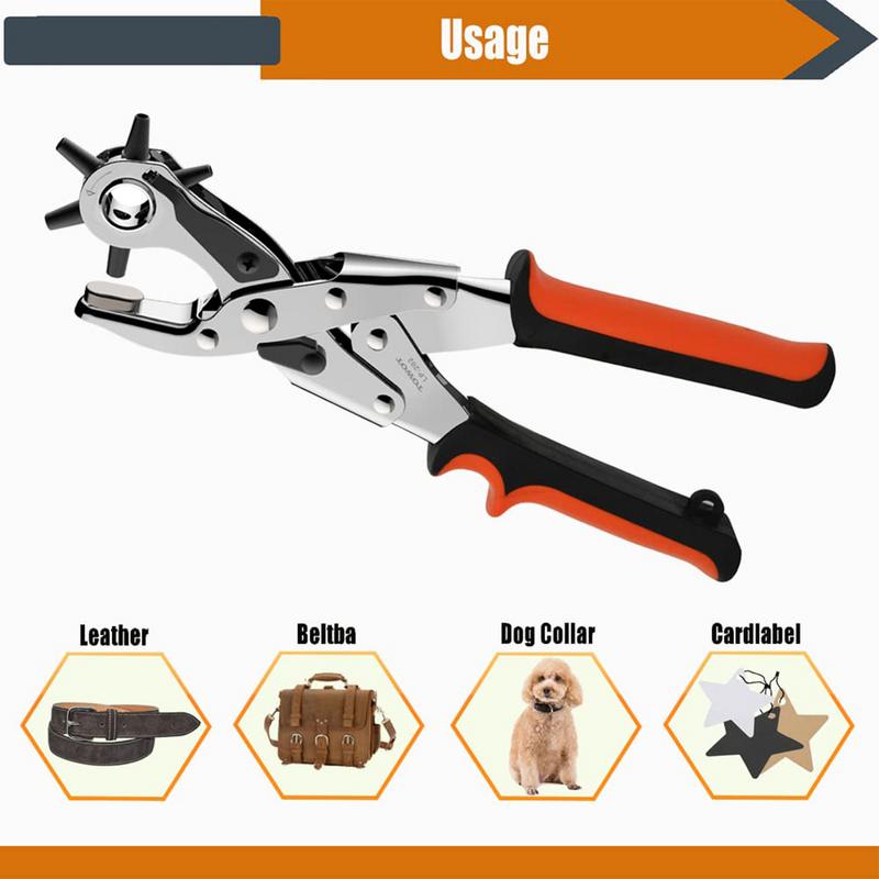 Leather Belt Hole Punch Plier  - Leather Punch Revolving incelemesi ve fiyatı