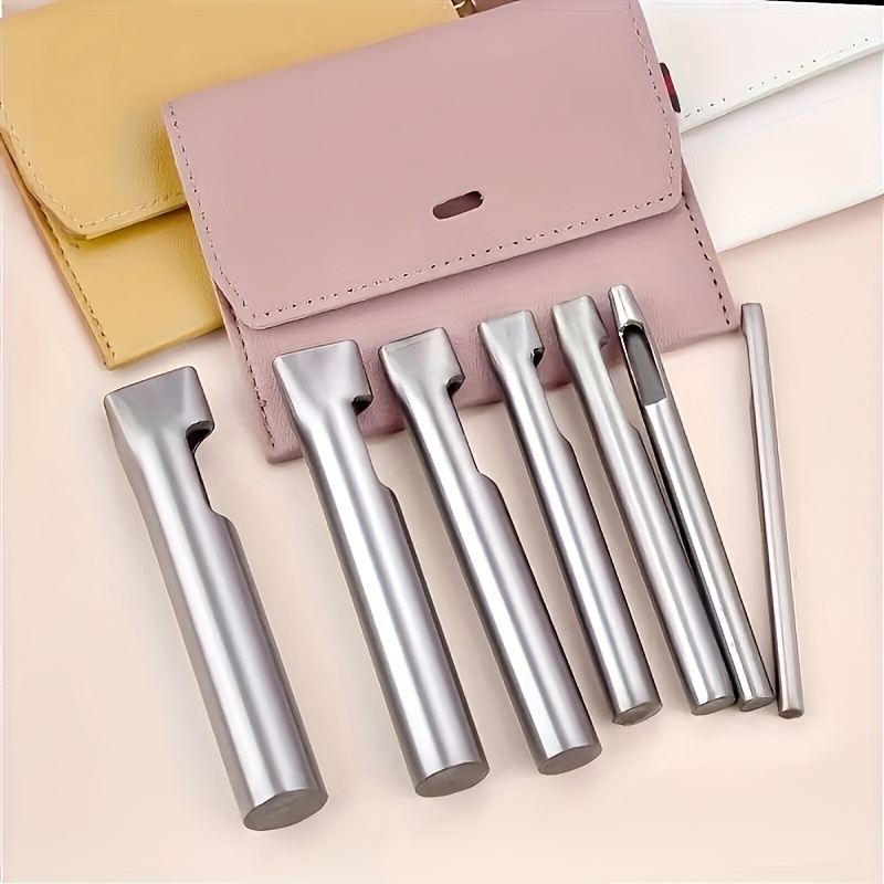 5pcs Leather Oblong Belt Hole  - Leather Punch Revolving incelemesi ve fiyatı