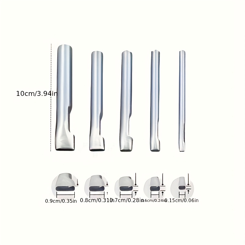 5pcs Leather Oblong Belt Hole  - Leather Punch Revolving incelemesi ve fiyatı