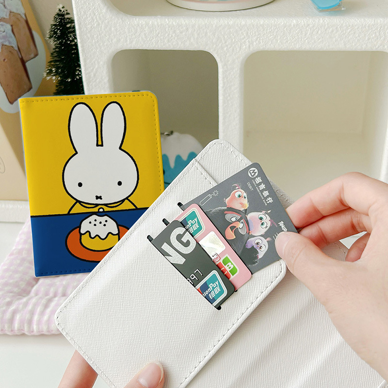 Kawaii Miffy ID Card Passport  - Leather Work Western incelemesi ve fiyatı