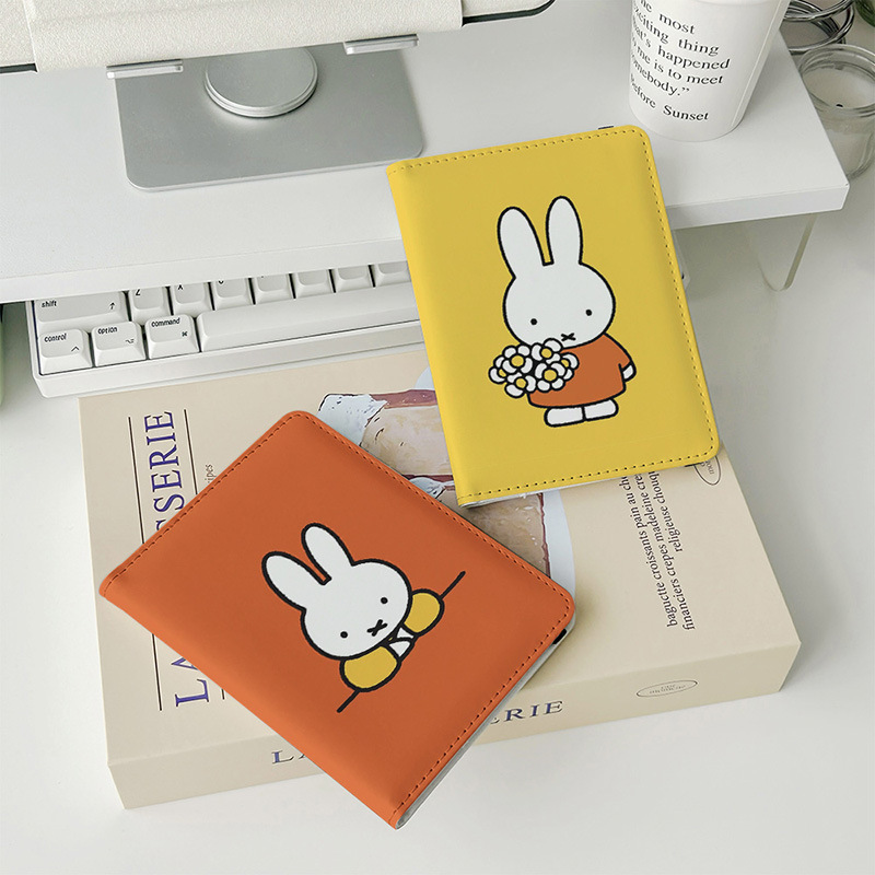 Kawaii Miffy ID Card Passport  - Leather Work Western incelemesi ve fiyatı