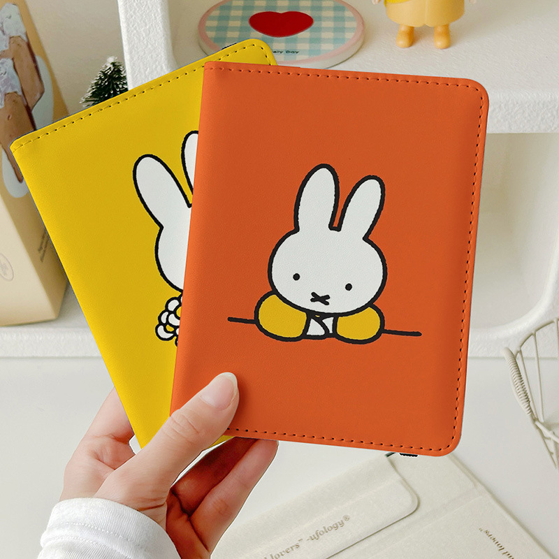 Kawaii Miffy ID Card Passport  - Leather Work Western incelemesi ve fiyatı