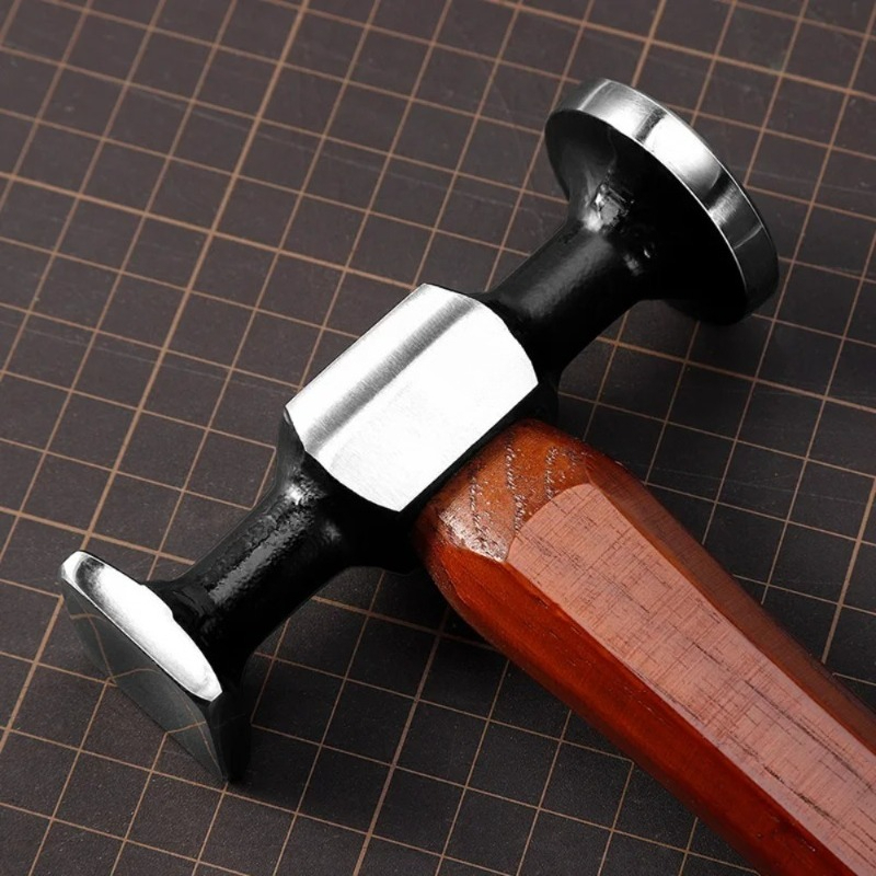 1PC Carbon Steel Double Head L - Leatherwork Hammer incelemesi ve fiyatı