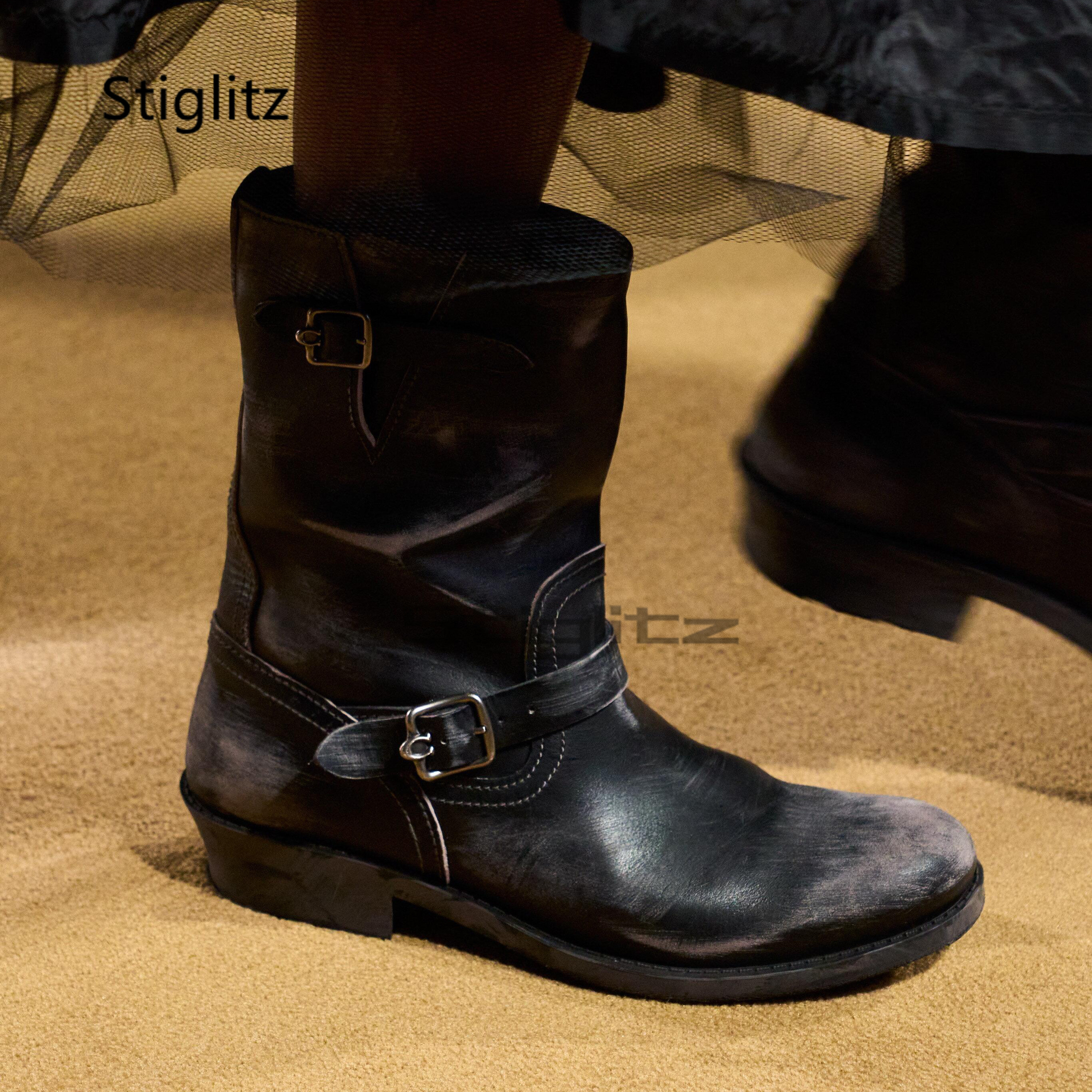 Retro Western Cowboy Boots for - Leather Work Western incelemesi ve fiyatı