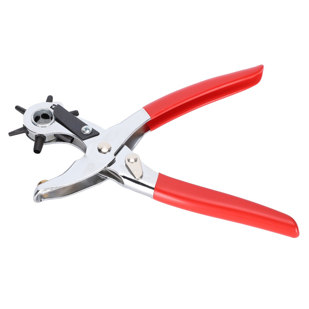 Red Handles Belt Hole Punch Pl - Leather Punch Revolving incelemesi ve fiyatı