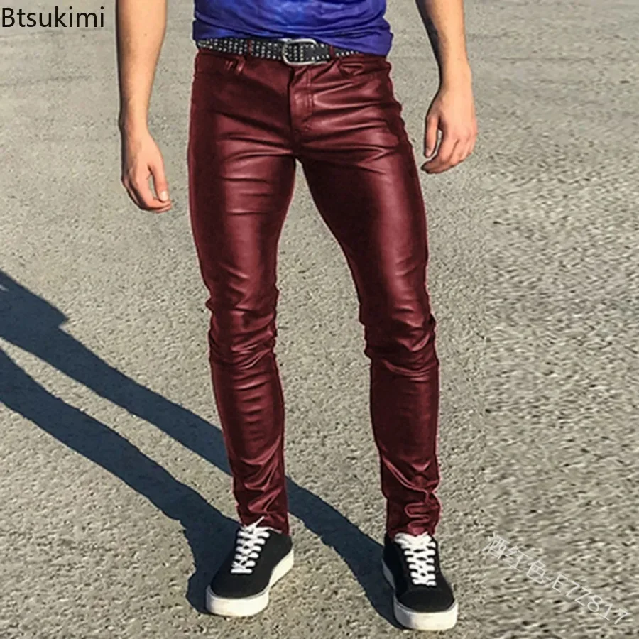 Elastic Low Waist Sexy Pu Leat - Leather Work Pants incelemesi ve fiyatı