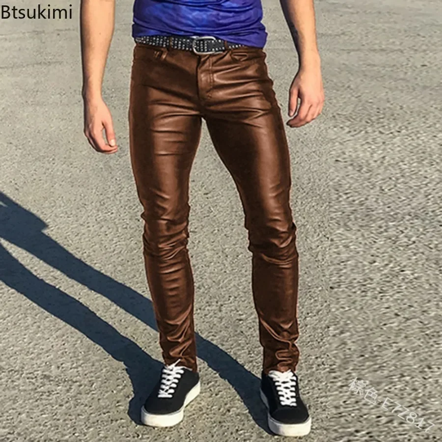 Elastic Low Waist Sexy Pu Leat - Leather Work Pants incelemesi ve fiyatı