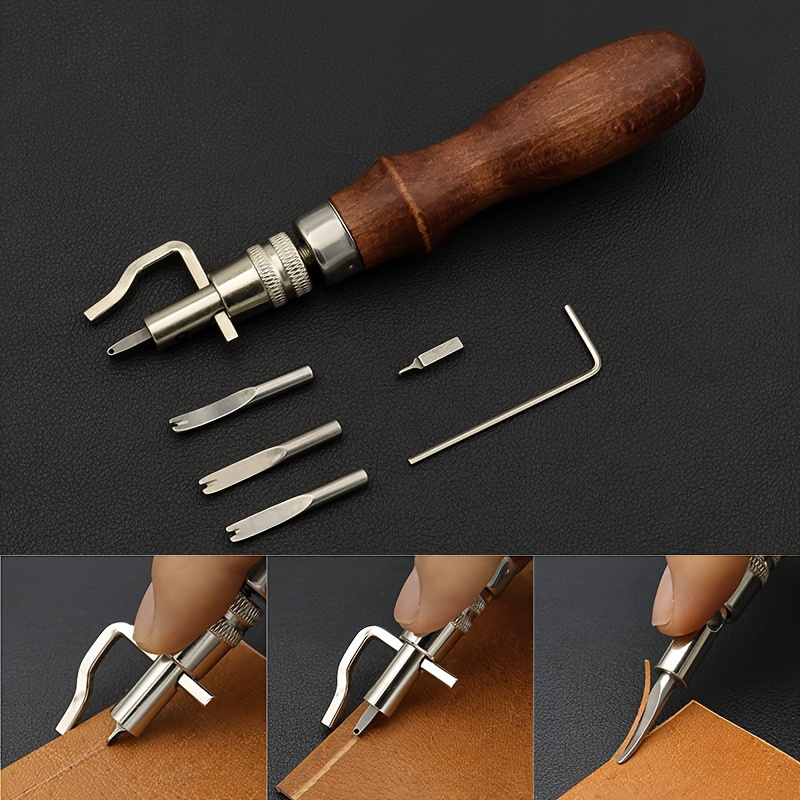 7 in 1 Leather GrooverTool,Pro - Leatherwork Edge Beveler incelemesi ve fiyatı