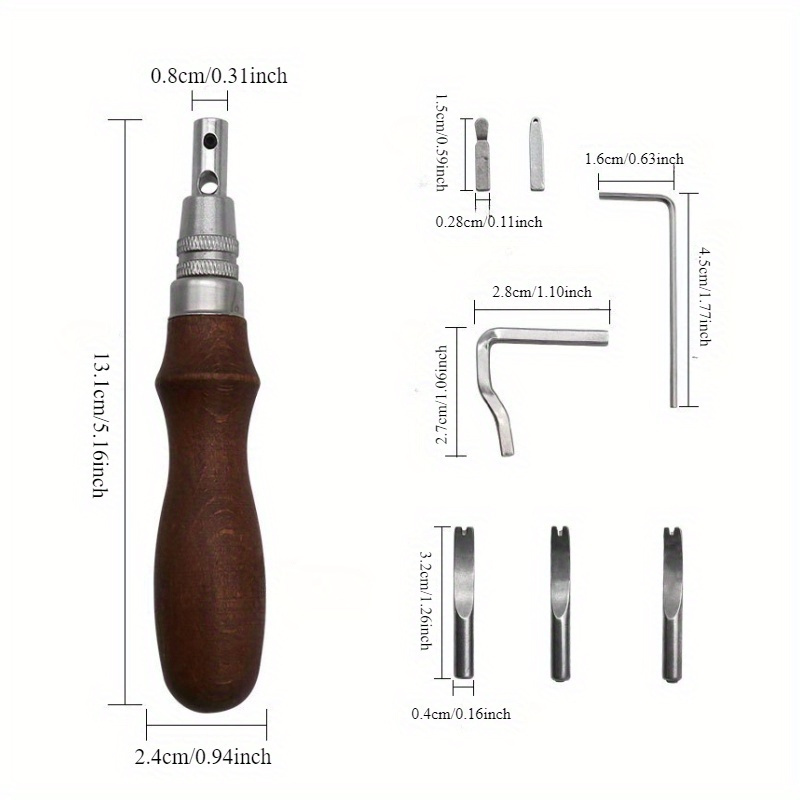 7 in 1 Leather GrooverTool,Pro - Leatherwork Edge Beveler incelemesi ve fiyatı