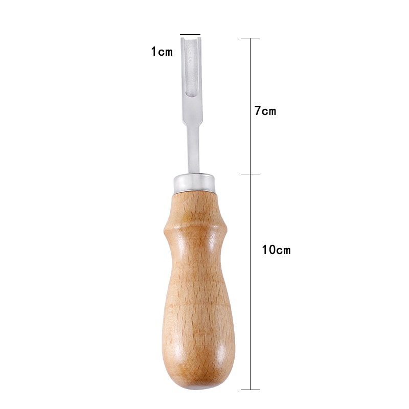 Wood Handle French Style Leath - Leatherwork Edge Beveler incelemesi ve fiyatı