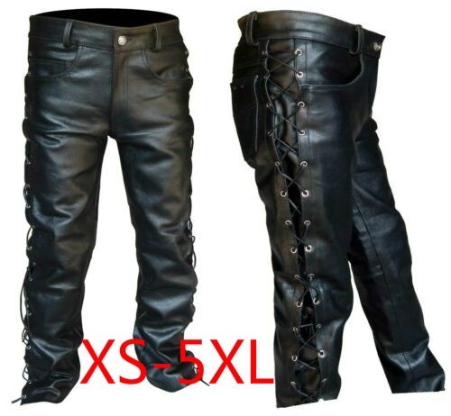 Medieval Pants Men Gothic Long - Leather Work Pants incelemesi ve fiyatı