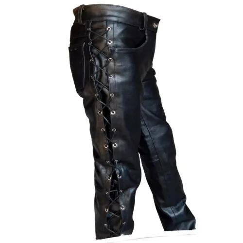 Medieval Pants Men Gothic Long - Leather Work Pants incelemesi ve fiyatı