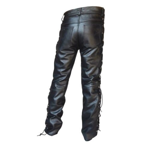 Medieval Pants Men Gothic Long - Leather Work Pants incelemesi ve fiyatı