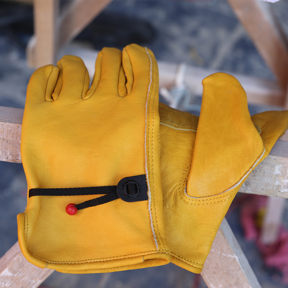 Work Gloves Cowhide Leather Fa - Leather Work Factory incelemesi ve fiyatı