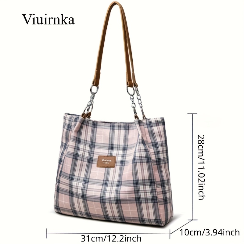 Ladies' Fashion Plaid Handbag  - Leatherwork Essentials incelemesi ve fiyatı