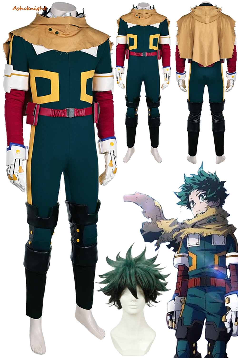 Midoriya Izuku Cosplay Costume - Leather Work Pants incelemesi ve fiyatı
