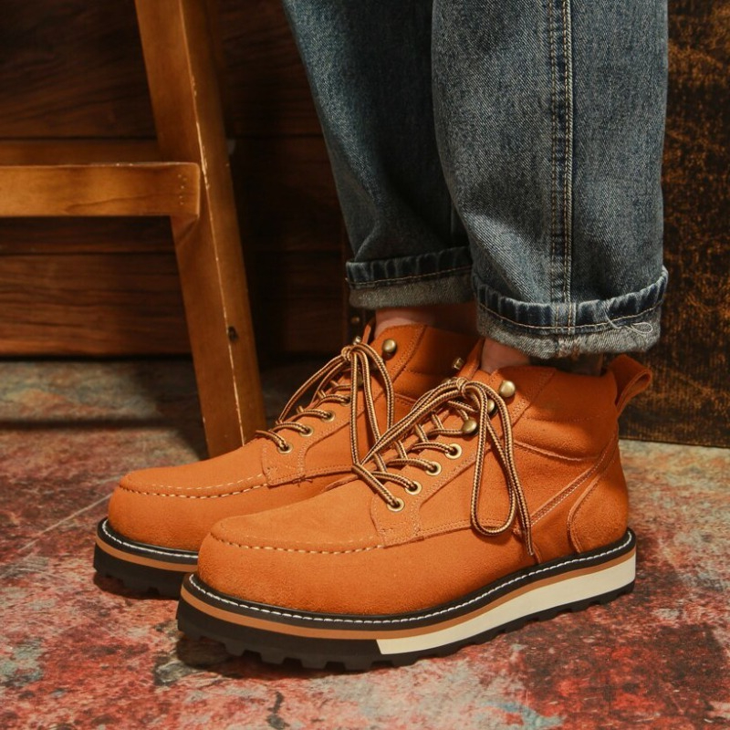British Style American Retro G - Leather Work Western incelemesi ve fiyatı