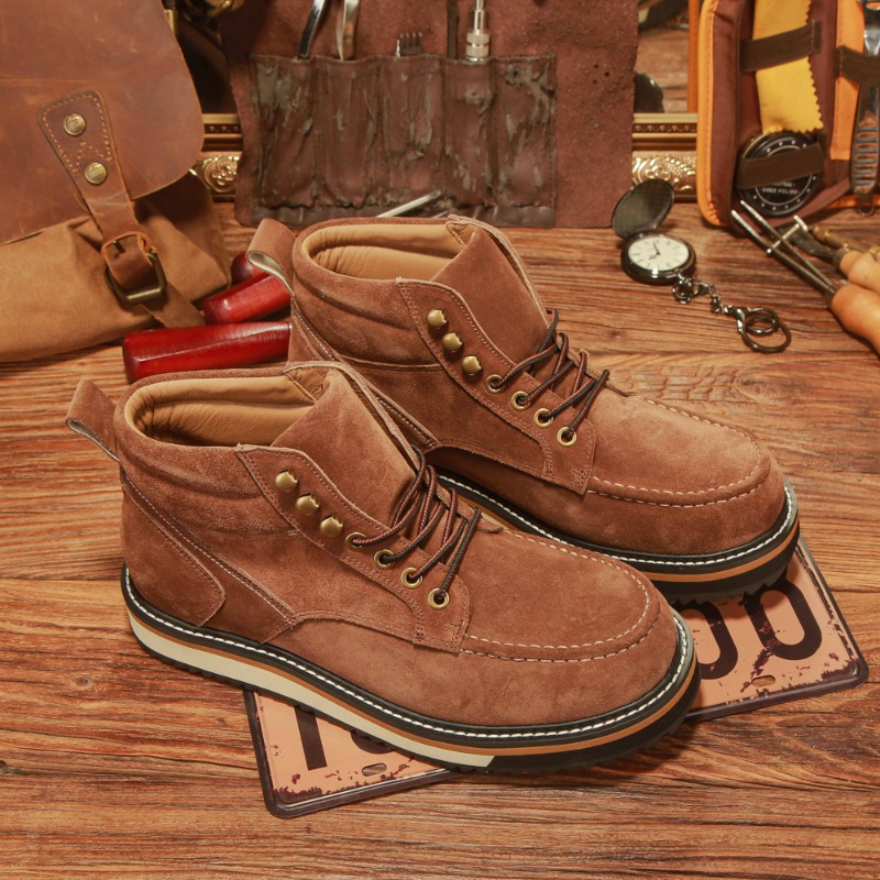 British Style American Retro G - Leather Work Western incelemesi ve fiyatı