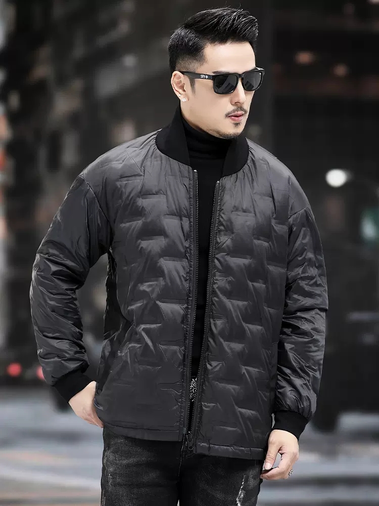 Winter Men Warm Work Down Jack - Leather Work Jacket With Hood incelemesi ve fiyatı
