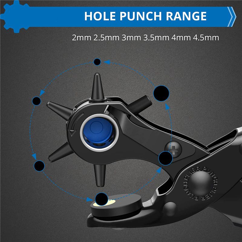 New Belt Hole Puncher for Leat - Leather Punch Revolving incelemesi ve fiyatı