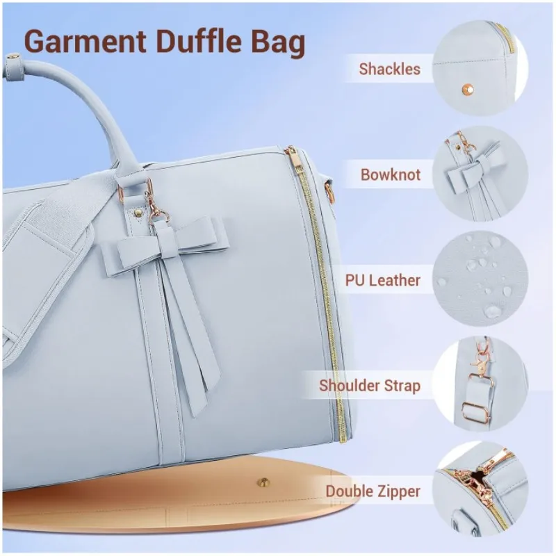 2025 New Women's Waterproof We - Leather Work Duffle incelemesi ve fiyatı